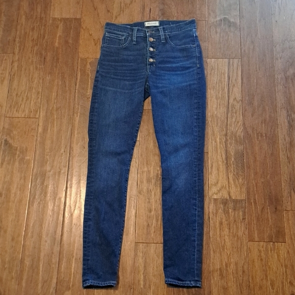 Madewell High Rise Skinny 27 Tall - Picture 2 of 12